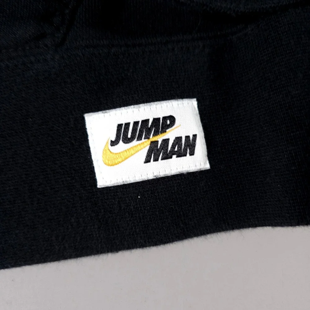 Jordan Jumpman‎ Sweatshirt Mens XL Black DA7194-010 Fleece Crewneck Kangaroo